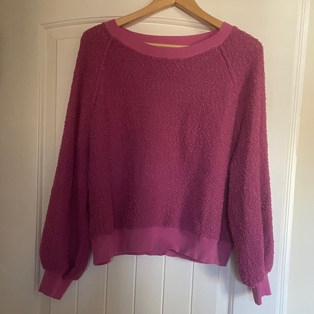 Vici Fuchsia Crew Neck Sweater